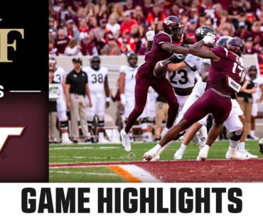 Wake Forest vs. Virginia Tech Game Highlights | 2023 ACC Football