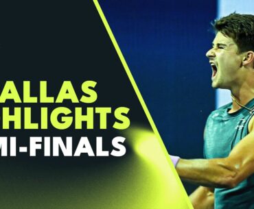 Wolf Faces Isner; Wu and Fritz Tangle | Dallas 2023 Semi-Final Highlights