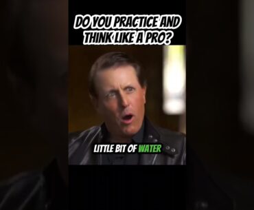 Do you practice and think like a pro? #golf #philmickelson