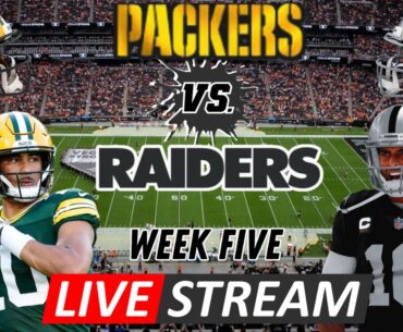 GREEN BAY PACKERS VS LAS VEGAS RAIDERS  LIVE 🏈 | LIVE REACTIONS &PLAY-BY-PLAY