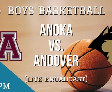 Boys Basketball: Anoka @ Andover | Anoka High School | Andover High School | QCTV