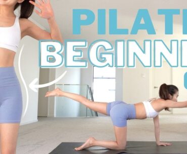 15min Full Body Pilates for Beginners | Get Hourglass Shape ⌛️| No Equipment