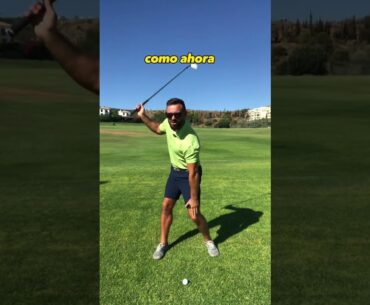 Golf backswing. Subida correcta con la rodilla izquierda #golf #videos #slice #swing