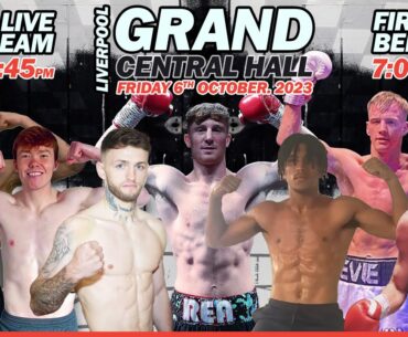 VIP Boxing Promotions live from the Grand Central Hall Liverpool (6.10.2023)