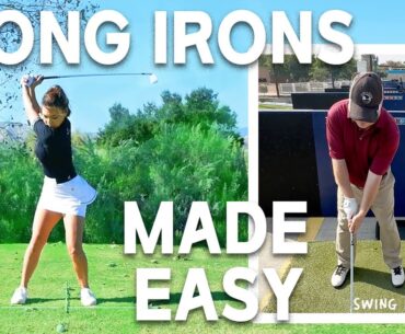 Easiest way to hit Long Irons | Swing analysis