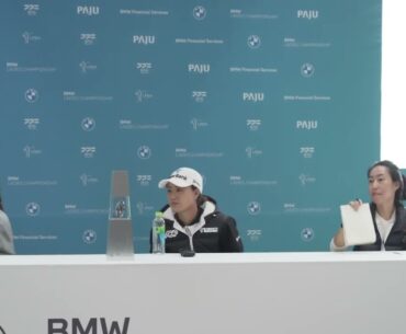 Minjee Lee Sunday Winner s Presser 2023 BMW Ladies Championship