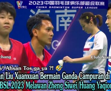 F-XD Mohammad Ahsan/Liu Xuanxuan vs Zheng Siwei/Huang Yaqiong di China Badminton Super League 2023