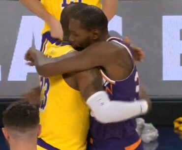 LeBron James and Kevin Durant show love before first matchup in 5 years