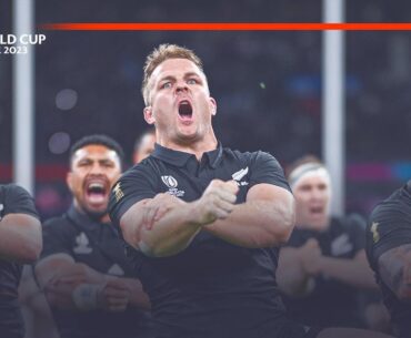 Powerful All Blacks haka in Rugby World Cup semi-final | New Zealand v Argentina
