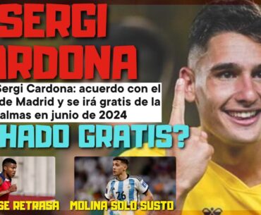 SERGI CARDONA ¿FICHADO GRATIS?/ MOLINA ASUSTA AL ATLETI/ REINILDO SE RETRASA