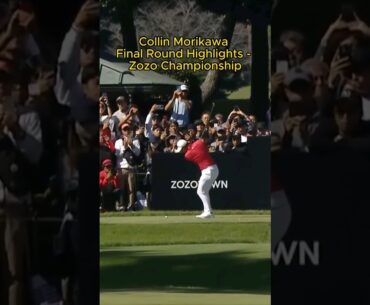 Collin Morikawa Zozo Championship - Final Round Highlights ⛳ #golf #shorts