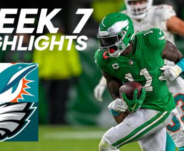 Dolphins vs. Eagles | 2023 Week 7 Highlights