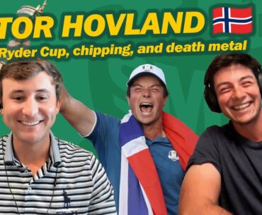 Ryder Cup star Viktor Hovland on being called "the best player in the world"