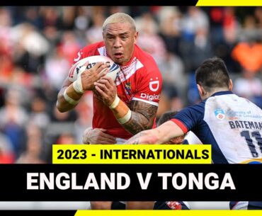England v Tonga | Full Match Replay | International Rugby League | First Test | 2023
