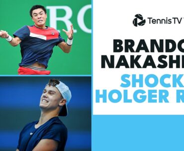 Brandon Nakashima Stuns Holger Rune! | Shanghai 2023 Highlights