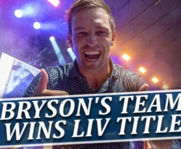 Bryson DeChambeau's Team Wins LIV Title-Fairways of Life w Matt Adams-Mon Oct 23