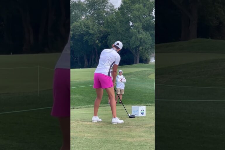 Claire Hogle dubbed 'next Paige Spiranac' as stunning golf star from  California enjoys social media boom