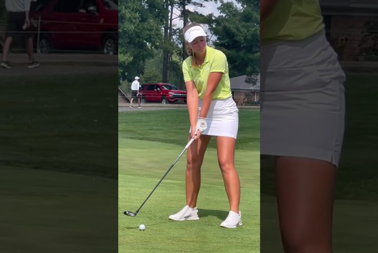 Claire Hogle dubbed 'next Paige Spiranac' as stunning golf star from  California enjoys social media boom