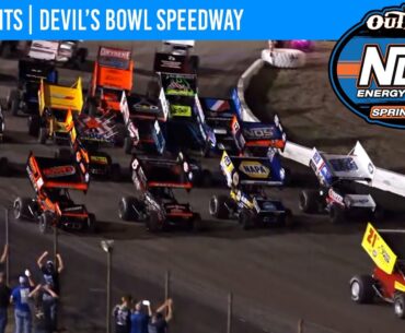 World of Outlaws NOS Energy Drink Sprint Cars | Devil’s Bowl Speedway | Oct. 21, 2023 | HIGHLIGHTS
