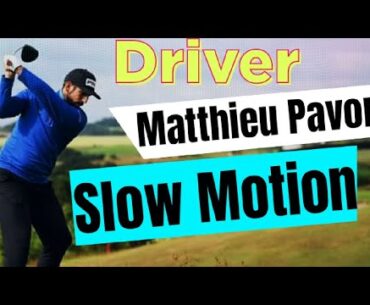 Matthieu Pavon Driver slow motion 2023 | Golf swing