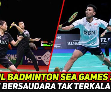 Hasil badminton Sea games 2023 terbaru! fajar rian bersaudara tak terkalahkan, ana tiwi menuju juara