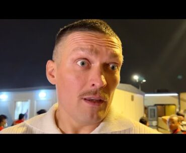 Oleksandr Usyk REACTS to Tyson Fury beating Ngannou!