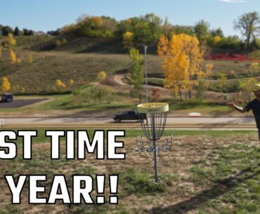 The MOST BEAUTIFUL Time Of Year For Disc Golf!!