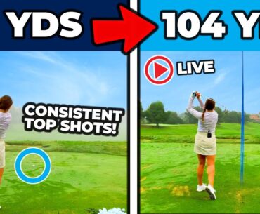 2 SIMPLE Golf Basics Gains Golfer 90 Yards With Her Irons! - INCREDIBLE Golf Lesson!