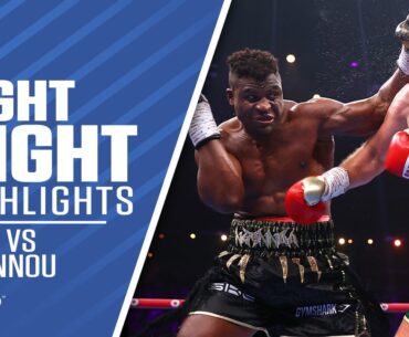 Tyson Fury Survives Knockdown, Gets Decision Win Over Francis Ngannou | FIGHT HIGHLIGHTS