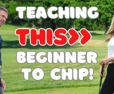 Teaching a GOLF BEGINNER to Chip & Pitch! LIVE LESSON