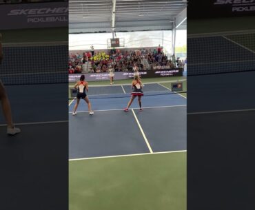 The most viral point in pickleball history.