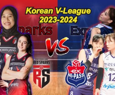 LIVE MEGAWATI DI LIGA KOREA, Red Sparks 🆚 Ex Hi-Pass | Korean Women's V-League