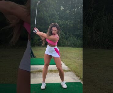 Caitlin Rice Golf baby #golf #golfswing #shorts