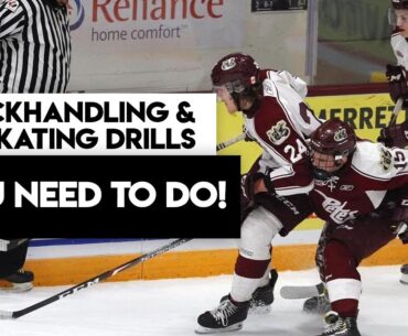 SKATING AND STICKHANDLING DRILLS YOU NEED TO WORK ON