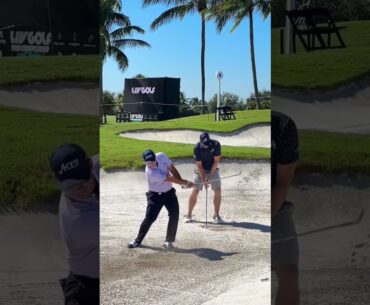 SLO-MOnday⏳🏖️ #4acesgc #golf #golfgods #golfswing #dustinjohnson #livgolf #peteruihlein #patrickreed