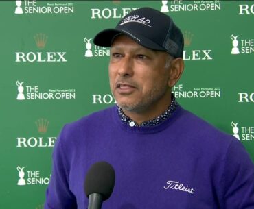 Jeev Milkha Singh post round interview | The Senior Open presented by Rolex