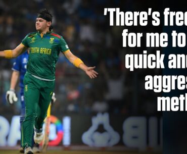 Gerald Coetzee on his surprise call-up and being South Africa's enforcer at the World Cup