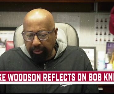 Indiana Men's Basketball HC Mike Woodson Reflects On Bob Knight | B1G Today