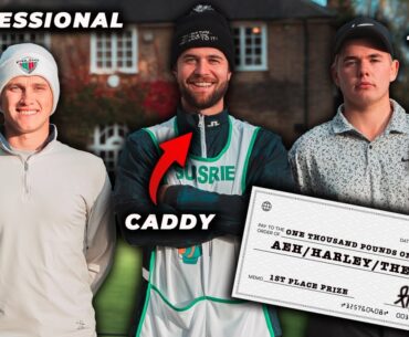 I won a professional golf tournament... BEING THE CADDY!