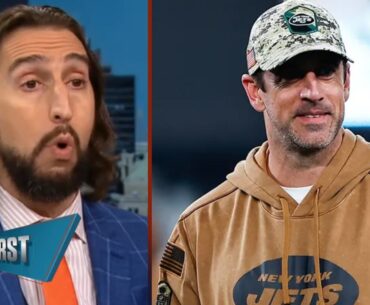 FIRST THING FIRST | "Aaron Rodgers will save New York!" - Nick Wright can’t wait Jets QB return