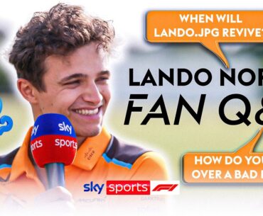 Have you ever mistaken sweat for rain? 🤣 Lando Norris Answers YOUR Questions! ❓