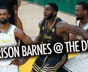 Sacramento Kings Harrison Barnes Gets Challenged in Drew League Debut!