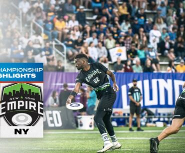 AUDL Championship: Salt Lake Shred vs New York Empire | FULL GAME HIGHLIGHTS | August 26, 2023