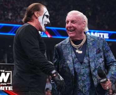 The Nature Boy RIC FLAIR in AEW?! An ICONIC gift for the LEGENDARY STING! | 10/25/23, AEW Dynamite
