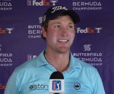 Vince Whaley Thursday Flash Interview 2023 Buttefield Bermuda Championship