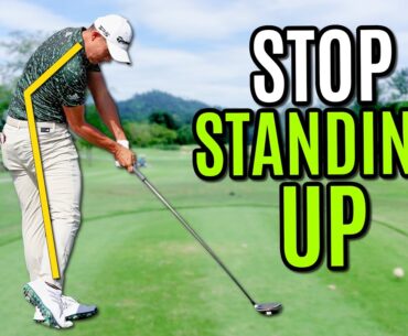 This Finally Fixes Standing Up In The Golf Swing