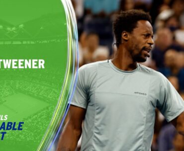 Amazing Doubles Rally Sees Four Tweeners! | 2023 US Open