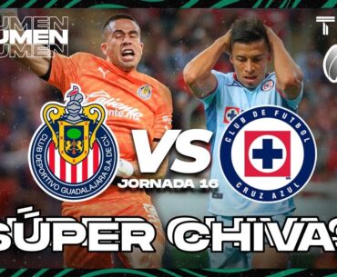RESUMEN | Chivas vs Cruz Azul | AP2023-J16 | Liga Mx | TUDN
