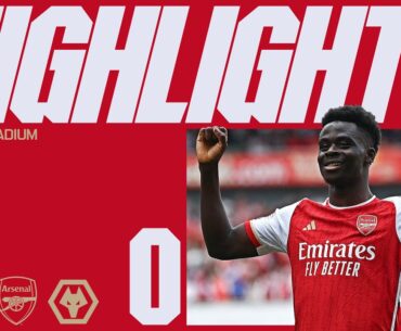 HIGHLIGHTS | Arsenal vs Wolves (5-0) | Xhaka (x2), Saka, Jesus, Kiwior