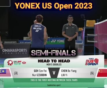 SF | GOH / IZZUDDIN (MAS) vs CHEN / LIU (CHN) | YONEX US Open 2023